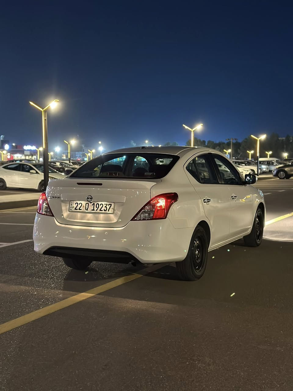 نيسان سني 2025 بعدها جديده زيرو ماشيه 7900km
مكفوله بيها اربع اصابع صبغ جوه قبق البانزين فقط شي بسيط جداً رقم اربيل ابسمي تحويل سنويه الهزه جديده 
العنوان الشعب شارع التجار 
السعر 116$ 
للاتصال : ***********
و ***********
‏#الجميع
