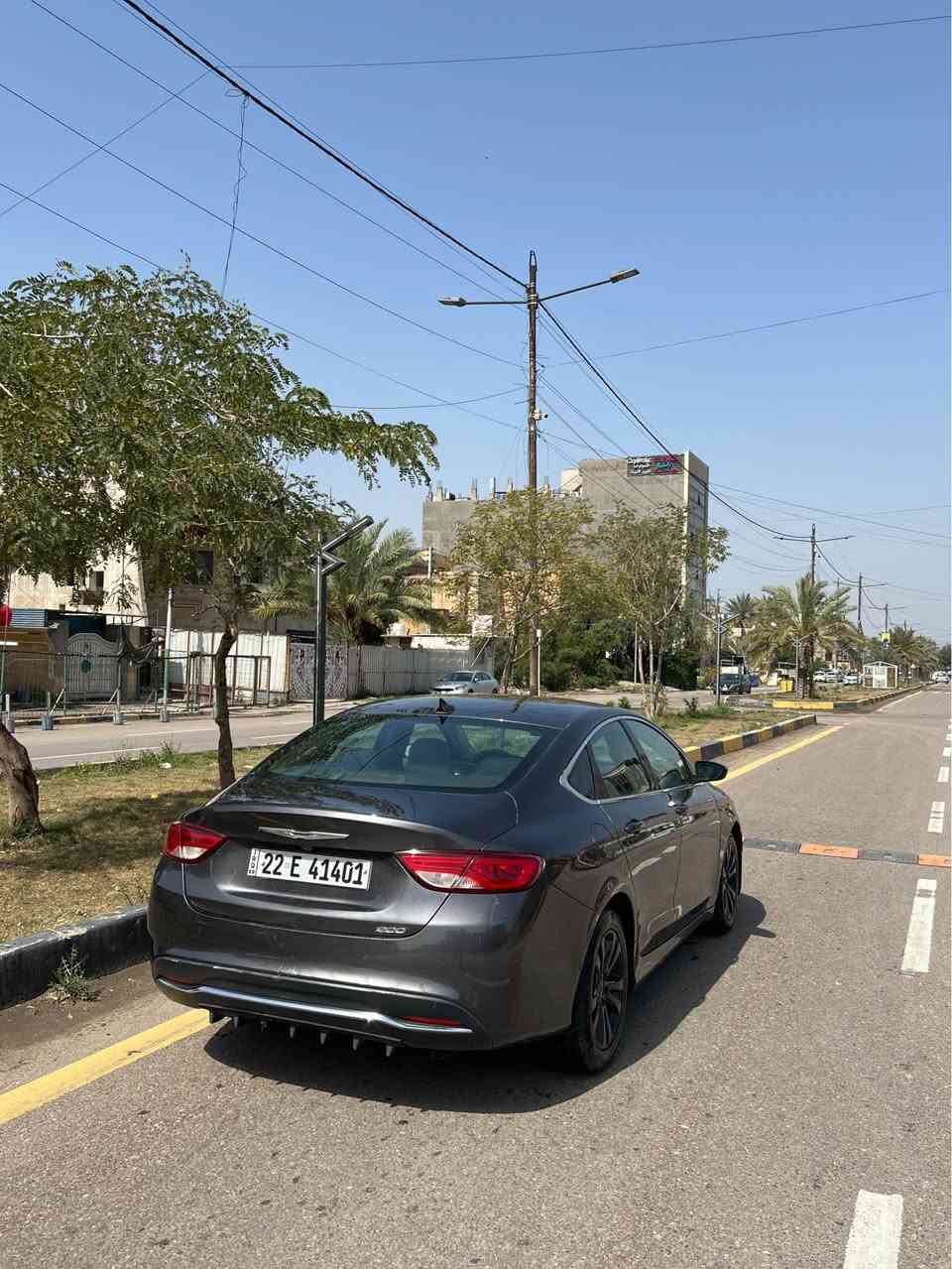 السلام عليكم 
كرايسلر c200 /2015 
السياره بيها 3 قطع صبغ رقم اربيل تريد تحويل تريد وكاله ماكو مشكله السياره صدر جديد تخم تاير جديد فيت بم وعبوه ومنضومه بانزين كلها جديده السياره بولش حمام نانو سيراميك جديد قبل اقل من سبوع سويته داخل بيجي واسود لونين شاشه جبيره كير ماوس9 نمر سايد بريك لمس السياره جاهزه الاخير السعر 90وبيها مجال مكاني بغداد البنوك 
***********
*********** بغداد, العراق
