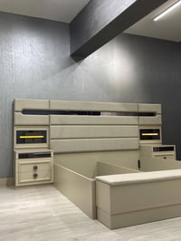 غرفة نوم تركي • مودرن ١٠ قطع • مقاس ٢٥٨×٢٣٠×٥٥