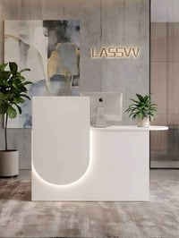 ميز استعلامات • خشب MDF 13مم • ٤٥×١٠٠×١٠٠سم