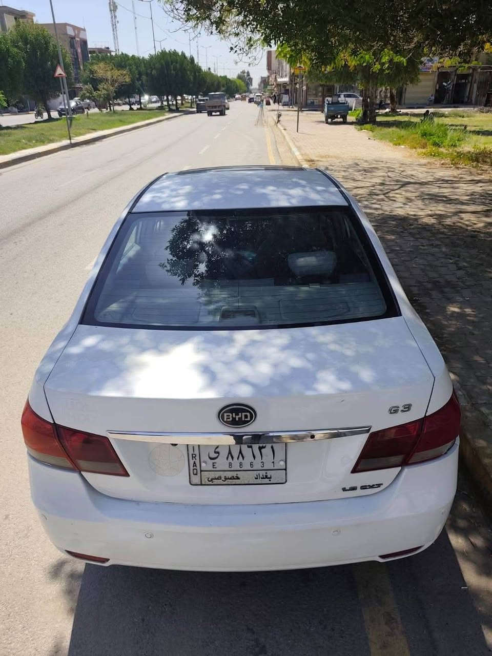 🚗 للبيع | BYD G3 موديل 2013
سيارة نظيفة وتستحق المعاينة.

✅ المحرك مكفول
✅ الجير مكفول
✅ تبريد ثلج
✅ فتحة سقف
✅ تحكم بالستيرن
✅ شاشة
✅ كاميرا خلفية
✅ إشارة بالمرايا الجانبية
✅ عالي زينون
✅ جميع الكهربائيات شغالة 100%

الصبغ الموجود فقط كما موضح في صورة السونار، والسونار حديث (صار له تقريبًا شهر إلى شهرين)، وغير المذكور فيه السيارة خالية من الصبغ.

🔹 على السيارة غرامات بقيمة 500 ألف دينار، وتُنزل من سعر السيارة عند البيع.

💰 السعر: 50 ورقة، والغرامات (500 ألف) تُنزل من السعر.
شرط من تشتري لازم تداور لأن راعيها يريد مداور (يريد يسافر
السيارة جاهزة للاستخدام ولا تحتاج أي مصروف.

📞 للاستفسار  

مكان السياره نجف فقط اتصال ***********
