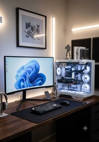 تجميعة high end للبيع استخدام جدا قليل نظيفة وشرط الفحص CPU: R9 9950X3...