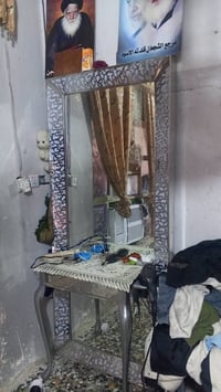 مرايه اناره • حامل سشوار • رفوف سيروم