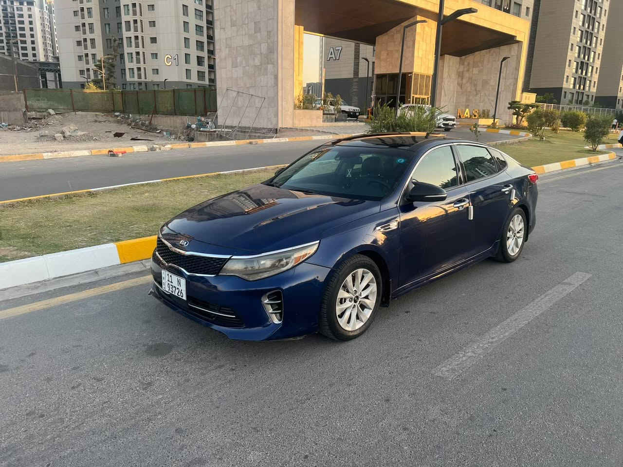 اوبتما موديل١٨ 
صبغ جاملغ و بنيد بدون دواخل 
ماشيه١٠٠ الف 
فئهex فول مواصفات 
رقم بغداد 
بيها منظومه غاز 
كير محرك صدر كفاله 
سعر ١٢٣$ تلفون *********** مكان سياره بغداد نفق الشرطه
