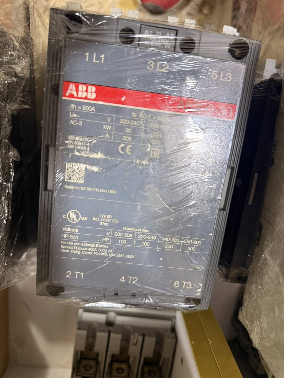 السلام عليكم تتوفر كونتكتر ABB  اصلي باله /250A /400A/500A/600A/ 700A  /  أتواصل ع رقم واتساب ‭٠٧٧٧ ٠٣٥ ٢٢٨٩‬
