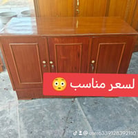 بوفيه قياس متر ونص مستخدم نظيف لسعر 65الف اكو خدمه توصيل  داخل بغداد ب...