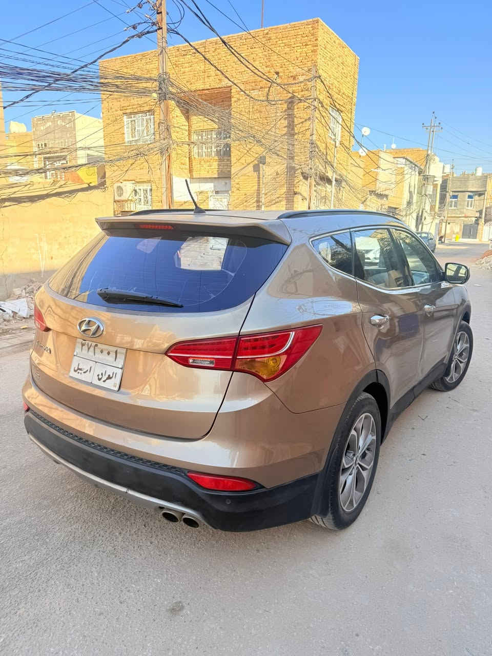 سنتافي ٢٠١٣ خليجي فول موصفات عدا البنورما
مكينه ٤ سلندر جديده ونشطه 
حداديه جديده 
رقم اربيل بسم شركه وكاله تحويل 
بيع مستعجل 119 وبيها مجال بسيط 
مكاني النجف ورقمي ***********
