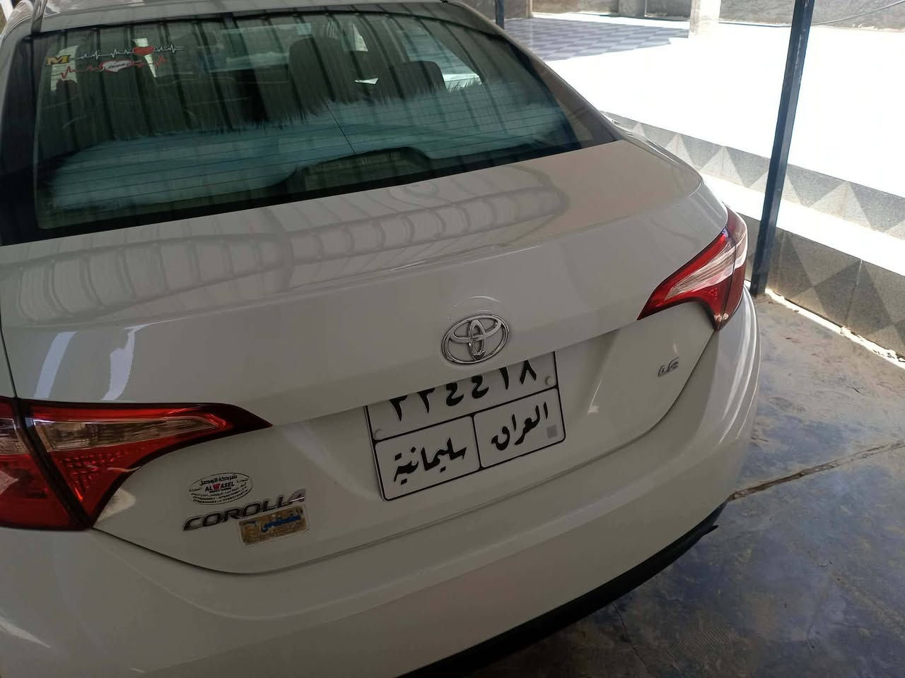 كورلا وارد امريكي موديل 2019
لون ابيض رقم سليمانيه
ضرر جاملغين امامي بدون بجم
 سعر البيع النهائي 138
حاليلا مكان سياره سامراء ***********
