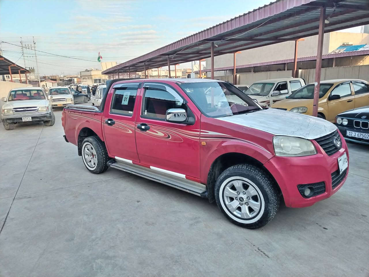 ت  ***********
دێر مەرزی گرێت ویل مودێل 2011مکینە بەخ منفیس گێڕ مکینە اکسل شرط تەخم تایە جدیدە
 سیارە حیزام بەخ کریە لێدان و وەلگەڕاوی نیە 
سعر 38و مجال 
عنوان ڕوڤیا
