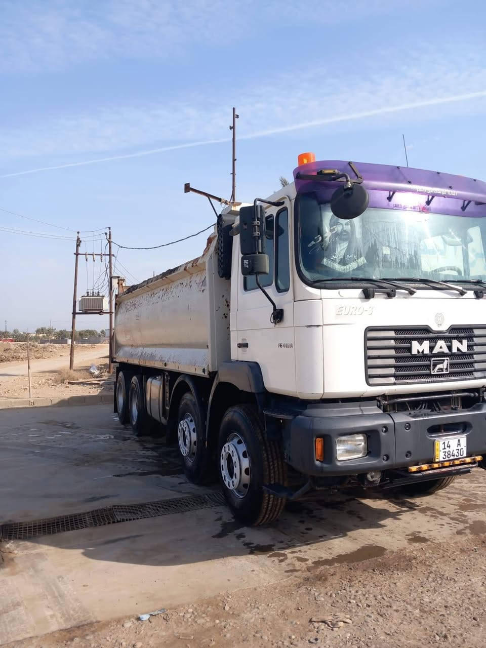 مان صقر 2003 مكينه 410 مجموعه نص جي اف ربل شاصي عالي كفاله عامه سعر 350 المكان بغداد***********
