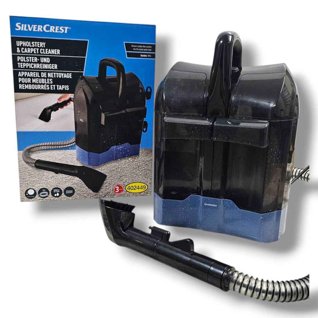 ماكينة تنظيف المفروشات والسجاد

• لسهولة تنظيف السجاد والمفروشات والسلالم والمراتب والمنسوجات

مع فوهة رش لغسل رأس الفرشاة بالشامبو

شفط خالٍ من المخلفات تقريبًا في خزان المياه المتسخة

يزيل البقع والأوساخ بشكل فعال عن طريق إضافة منظفات التنجيد القياسية أو منظفات الخل

خزان مياه نظيف وقذر قابل للفصل لسهولة التعبئة والتفريغ

مع لف الكابل العملي

بما في ذلك العديد من الملحقات:

  ملحق فرشاة، 1 قطعة حامل لأنبوب كبير (الجانب الخلفي)، 1 قطعة. حامل الكابل

الحجم (خزان المياه العذبة): 1000 مل

الحجم (خزان المياه المتسخة): 650 مل

الطاقة: 330 واط

• قوة الشفط: 9 كيلو باسكال

طول الكابل: 4 متر 

. بغداد, العراق


**إذا كنت صاحب هذا الإعلان وتريد حذفه لأي سبب، رجاءا أرسل رسالة إلى الدعم الفني**