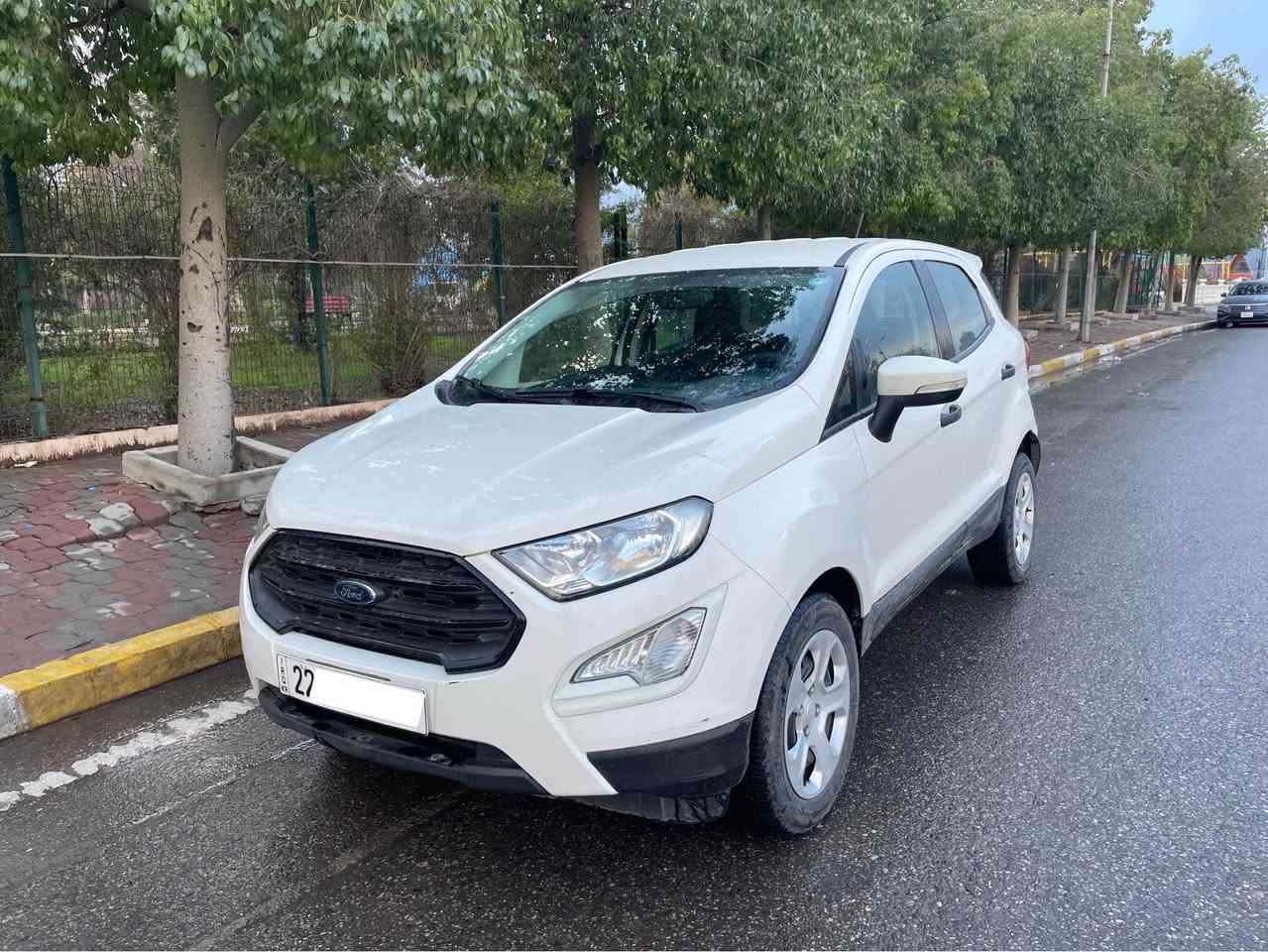 فۆرد ئیکۆ سپۆرت ۲٠۱۸
خەلیجی شەریکە نیڤە سفری هەولێر
سپی بەفری ۱۳٠ هەزار کیلۆمەتر رۆییە
۳ پستۆن بەبێ تۆربۆ بەنزین کەم سەرف دەکە
یەک بست بۆیاخی هەیە سەر تای پشتەوە لای سەکن
بەبێ ژوری ۲ ساردەکوتی بچووکی هەیە 
رەقەم و سنەوی فەهس هەزی هەموو تازیە
گێر و مەکینە و کاربیات و توندوتۆلی گشتی بەشەرت
***********
نرخی ۹٠ وەرقیە کەمێک مامەلە أربيل, العراق
