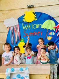 🌞✨ انطلقت اليوم فعاليات البرنامج الصيفي في روضة وحضانة الحلم الأول، لن...