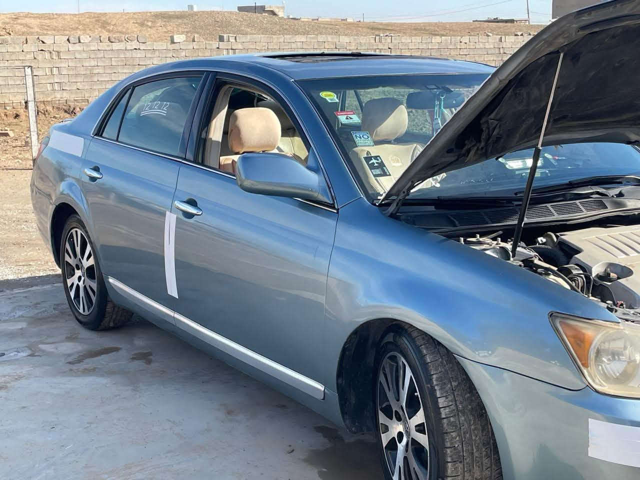 للبيع افالون
موديل 2008 

رقم بغداد دولي 

سياره امريكي

مواصفات

فتحه سقف

كشنات تدفئه تبريد 

تحكم ستيرن 

كروز مثبت سرعه

كشنات كهربائي

فول عدا البصمه 

كير مكينه خير من الله 

مكينه شادها جديد مال كصه 

تبريد ثلج 

صدر تايرات سياره خير من الله 

شرط غرامات والتحويل والكص 

صبغ حزام جماليه

ضررها جاملغ خلفي سكن بدون دواخل 

الـ سعر 95 بيها مجال 

عنوان كركوك 

للتصال ‭+964 784 286 1965

واتساب ***********
