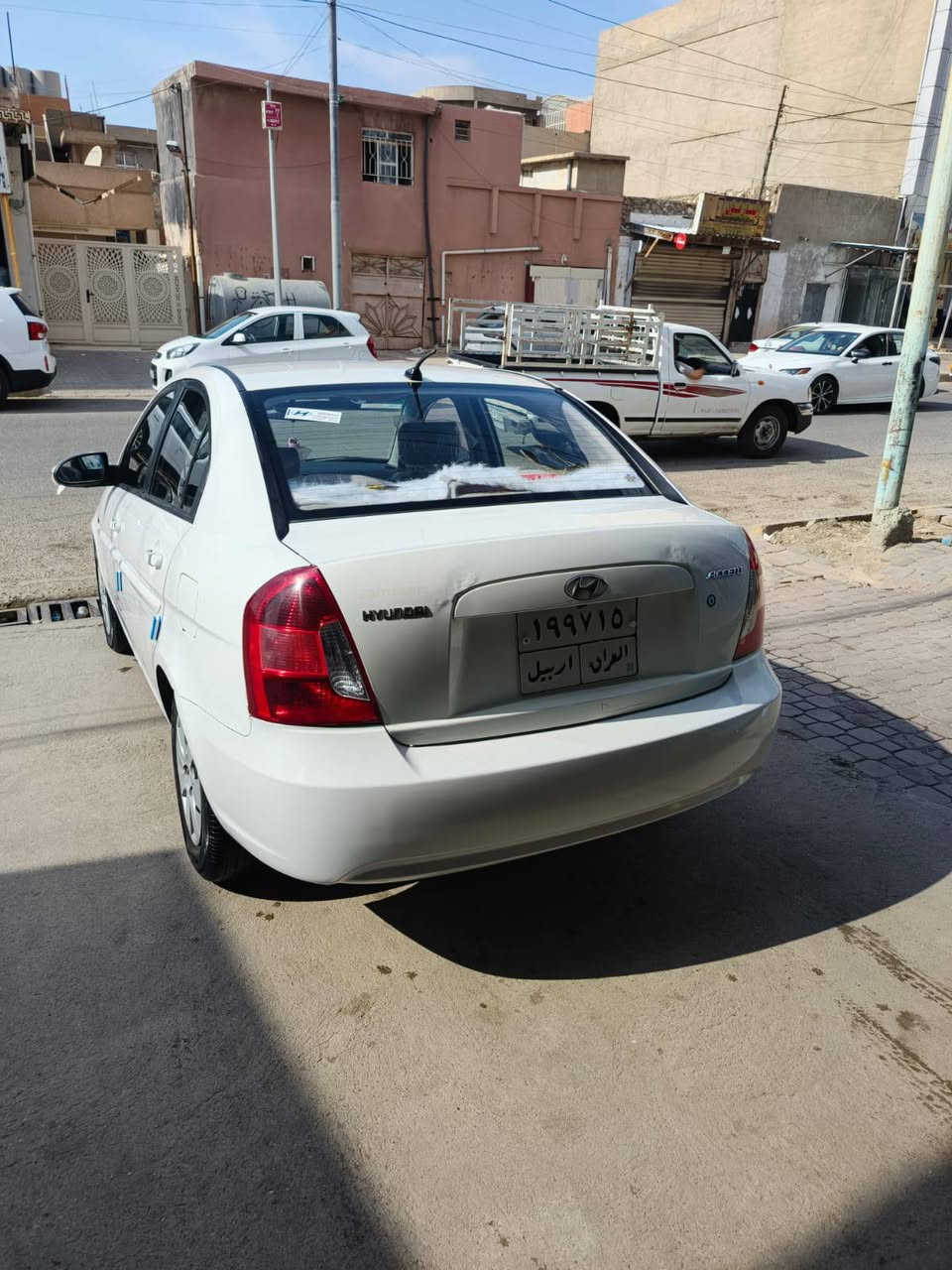 ***********هونداي اكسنت 2009 للبيع رقم اربيل شهر ساقطه والصبغ نص صندوق صبغ السياره جاهزه محرك 16 كير اوتوماتيك شرح تحويل غرامه السعر 88*
