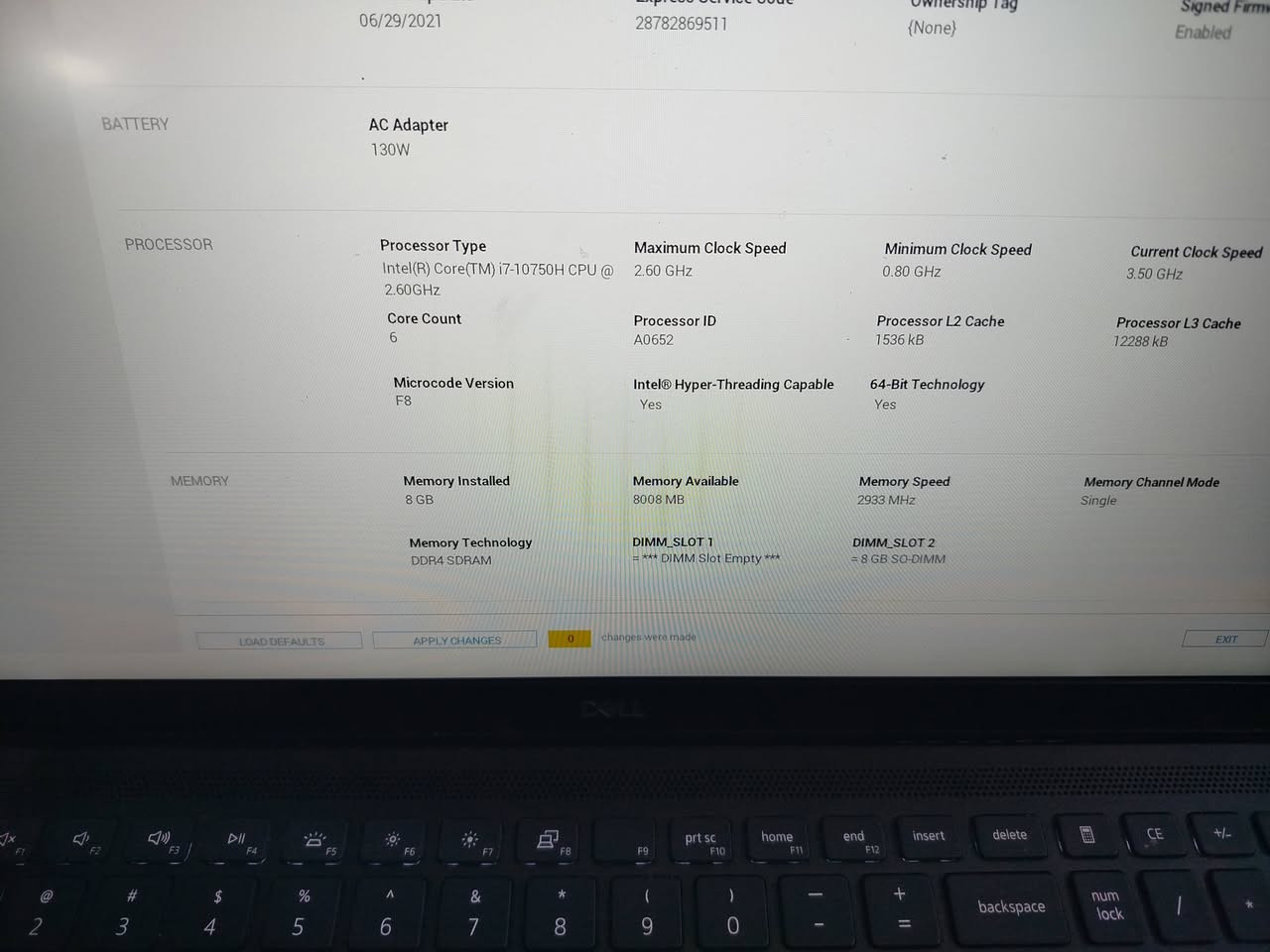 لاب توب ديل  i7 جيل عاشر H
رمات 8 جيجا وهرد 256M2 SSD 
بشاشة 15 بوصة FHD ips 
بكارت شاشة خارجي Nvdai GTX 1650Ti 4GB Ddr4
شاحن اصلي وبطارية اصليه 
حاله لاب فرز ثاني خفيف 
فقط بسعر جامد جدا اسال علي خاص 
ارخص من سعرو برة بكثير 💓😍🤩🤩♥️🥰


**إذا كنت صاحب هذا الإعلان وتريد حذفه لأي سبب، رجاءا أرسل رسالة إلى الدعم الفني**