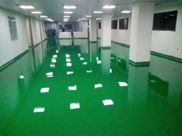 عمل ارضيات المعامل والمجمعات الطبيه والمولات والكراجات والمنازل والاسطح *********** *********** واتساب
