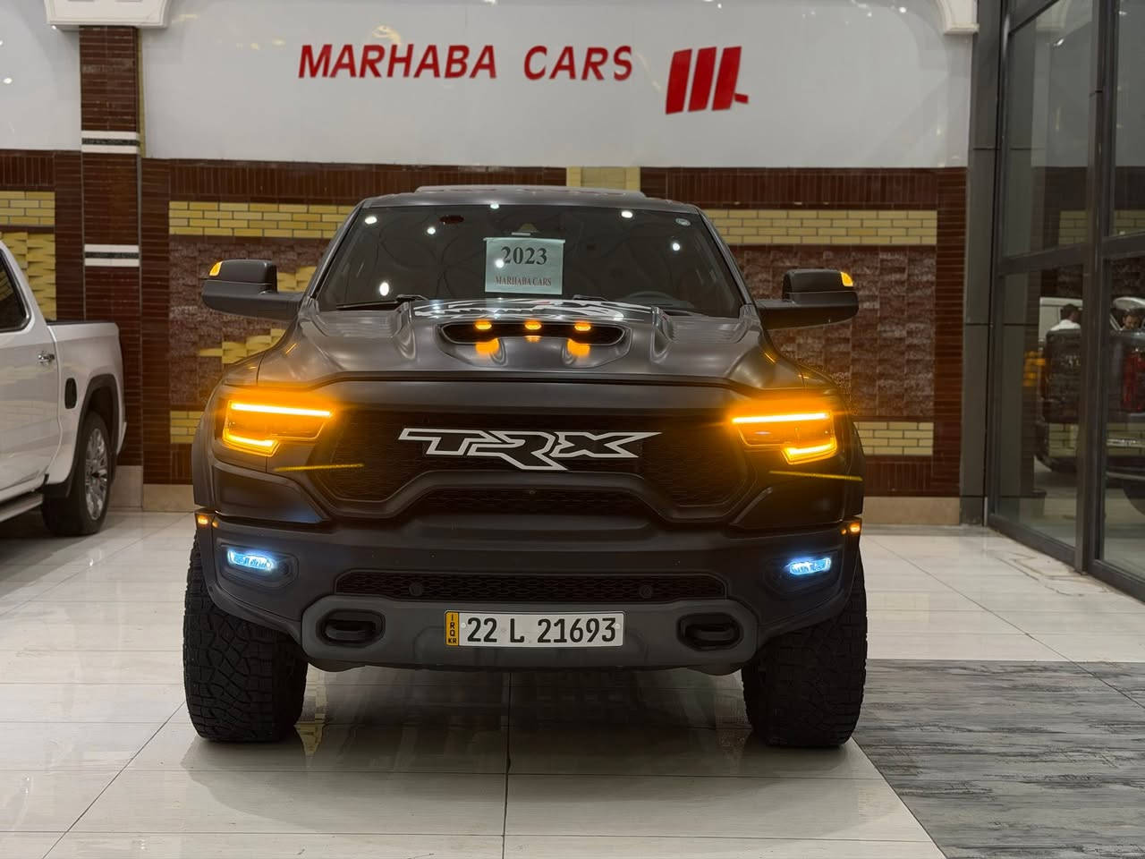 MARHABA CARS ERBIL
——————————
BRAND : RAM 1500
CLASS : TRX 
ENGINE : V8 - 6.2L SUPERCHARGED - 4x4
STATUE : CLEAN TITLE كلين تايتل
YEAR : 2023
PRICE : $$
COUNTER : 31,000 MILE
IMPORTING : وارد كندى
ADRESS : Erbil , أربيل شارع ١٠٠م صف دائرة گمرگ
FOR IFORMATION CALL US :
MARHABA CARS 
 📞 : ***********
