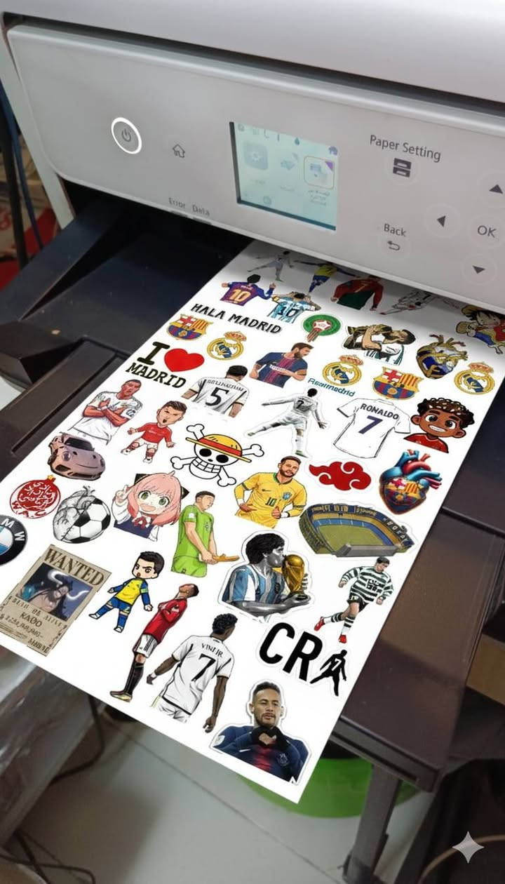 يتوفر لدى 
🔴 مكتب الامير 
🔴ستيكرات طباعة ( لاصق + عادي ) بأشكال وانواع مختلفة 🔥 
- بيع الهواتف 📞📞والاجهزة الالكترونية 
- اكسسوارات
- قرطاسية واستنساخ
- بغداد/الكاظمية/شارع الهبنة
- يوجد توصيل كاظمية 
- اوقات العمل من 🕖 9:00 صباحا الى 🕖 11:00 مساء
- للتواصل واتساب الرقم : ***********
