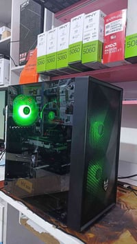 تجميعا مستعمل ضمان 10 يوم RYZEN5 4500    MB B450  RAM 16 GB 2400HZ RX ...