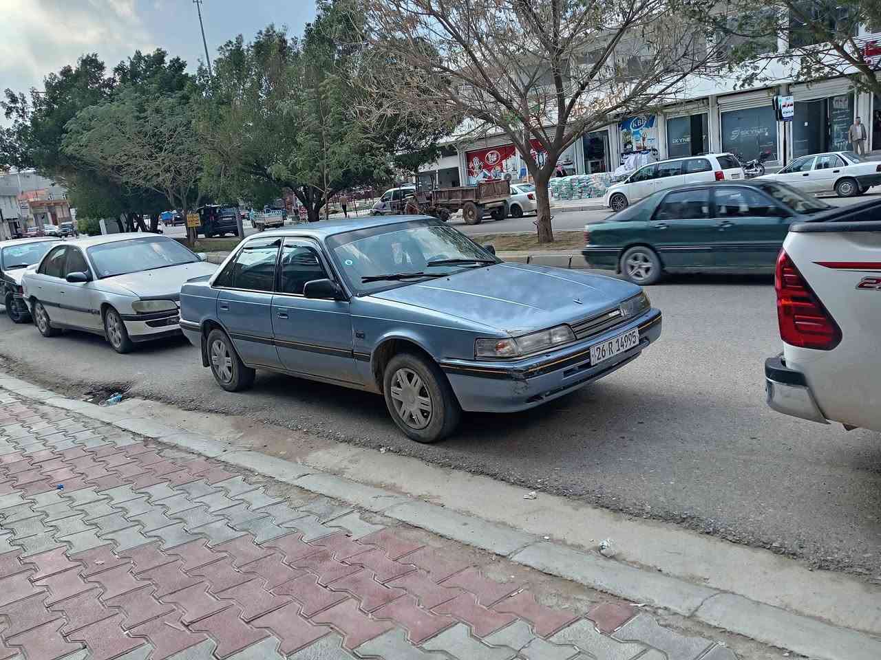 السلام عليكم من رخصة الادمن المحترم للبيع أو مراوس  السعر ٣٨مازدا موديل ٩١ صبغ عام جمالية تدفئة تبريد محرك كير بشرط جام كهربائي العنوان ديالى السنوية لل ٣١ اتصل وادلل ***********
