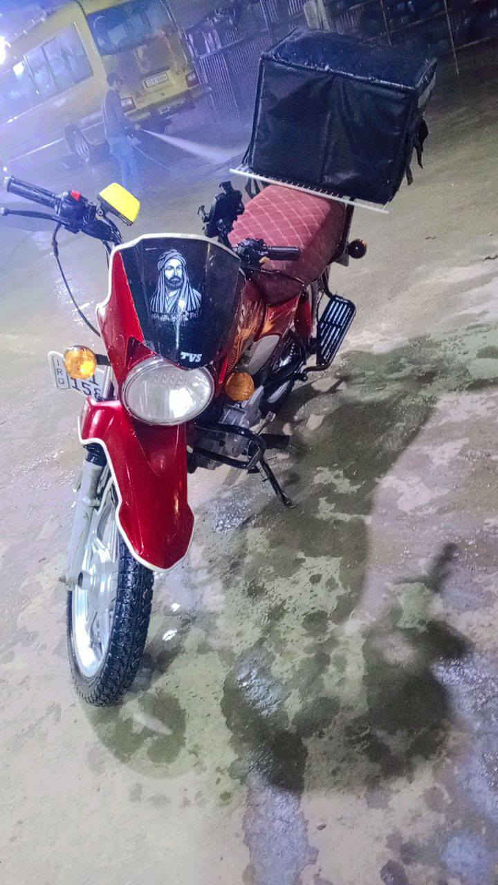 دراجه TVS موديل 2020 مكينه ما مفتوحه مرقم سنويه 1600بيه مجال مكاني بغداد الحسينيه رقم *********** ... دراجه قويه
