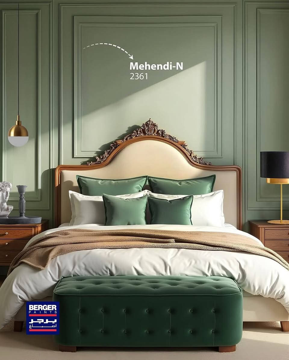 🌿 اللون الأخضر... راحة وأناقة تدوم
بدرجاته المتنوعة، يمنحك إحساسًا بالطبيعة وهدوءًا بصريًا مثاليًا لأي جدار من جدران منزلك.
مع أصباغ برجر العراق، يبقى اللون ثابتًا وصحيًا:

✅ قابل للمسح
✅ مقاوم للغبار والبقع
✅ لا يتأثر

للاستفسار والطلب
#اصباغ_برجر_فلسطين 

                                                        ***********
#اطلب_بطاقة_الضمان_عند_الشراء

#أصباغ_برجر #دهانات_داخلية #الأخضر_الهادئ #تنسيق_جدران #تدرجات_الأخضر #ديكور_راقي #دهانات_عراقية #لون_مريح #ألوان_مودرن #جدران_قابلة_للمسح #أفكار_دهان #برجر_دهاناتك_براحتك #تصميم_داخلي #غرف_بلمسة_خضراء #جودة_تدوم
