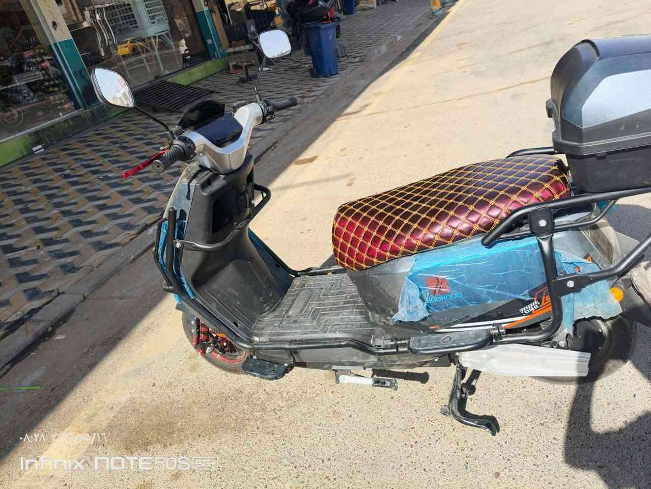 سلام عليكم مطور شحن للبيع 6بطاريه دراجه اخت الزيرو صار سبوعين ماخذها السعر 780او بيها مجال قليل الاتصال على الرقم ***********
