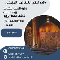 النجف والكوفة • شركة السلطان • الديوانية فلكة العلماء