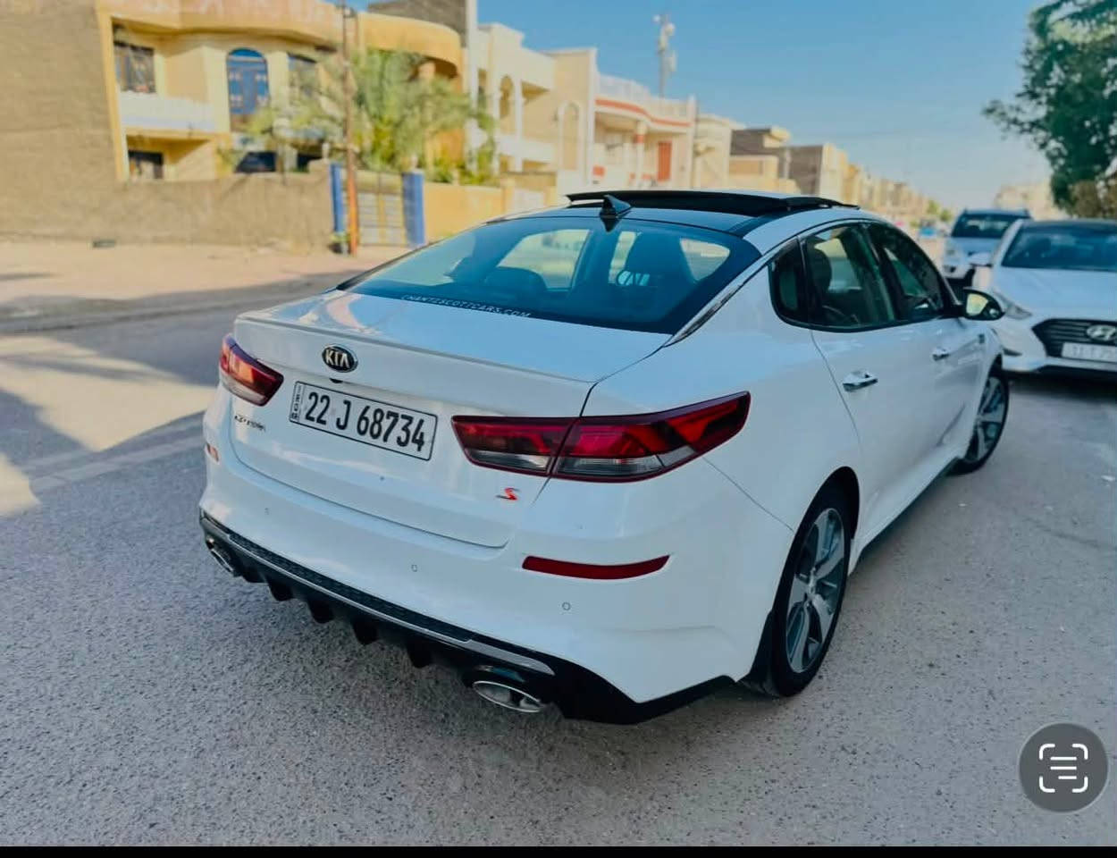 السلام عليكم
للبيع كيا اوبتيما 2019 S 
فول مواصفات 1/1
بصمه ابواب و تشغيل 
فتحه سقف بنوراما 
كشنات كهرباء 
رادات اماميه و خلفيه و جانبيه 
تحديد مسار 
مانع تصادم 
شاشه كار بلي
لد امامي خلفي 
محرك ٢٤٠٠ 
رقم أربيل بسمي 
صبغ بنيد فقط بدون دواخل 
السعر ١٤٥ وبيه مجال 
للاستفسار ***********
