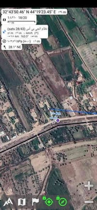 مزارع للبيع في المسيب – طريق أبو عصافير تبعد ثلاث كيلومترات عن الإسالة...