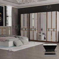 مجموعة ٧ قطع • صنع تركيا • سرير ٢٠٠×١٨٠