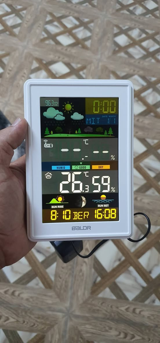 ساعة الكترونة منضدية وجدارية بيها مواصفات هواية يشتغل وكهرباء
السعر ١٨ الف مع التوصيل


**إذا كنت صاحب هذا الإعلان وتريد حذفه لأي سبب، رجاءا أرسل رسالة إلى الدعم الفني**