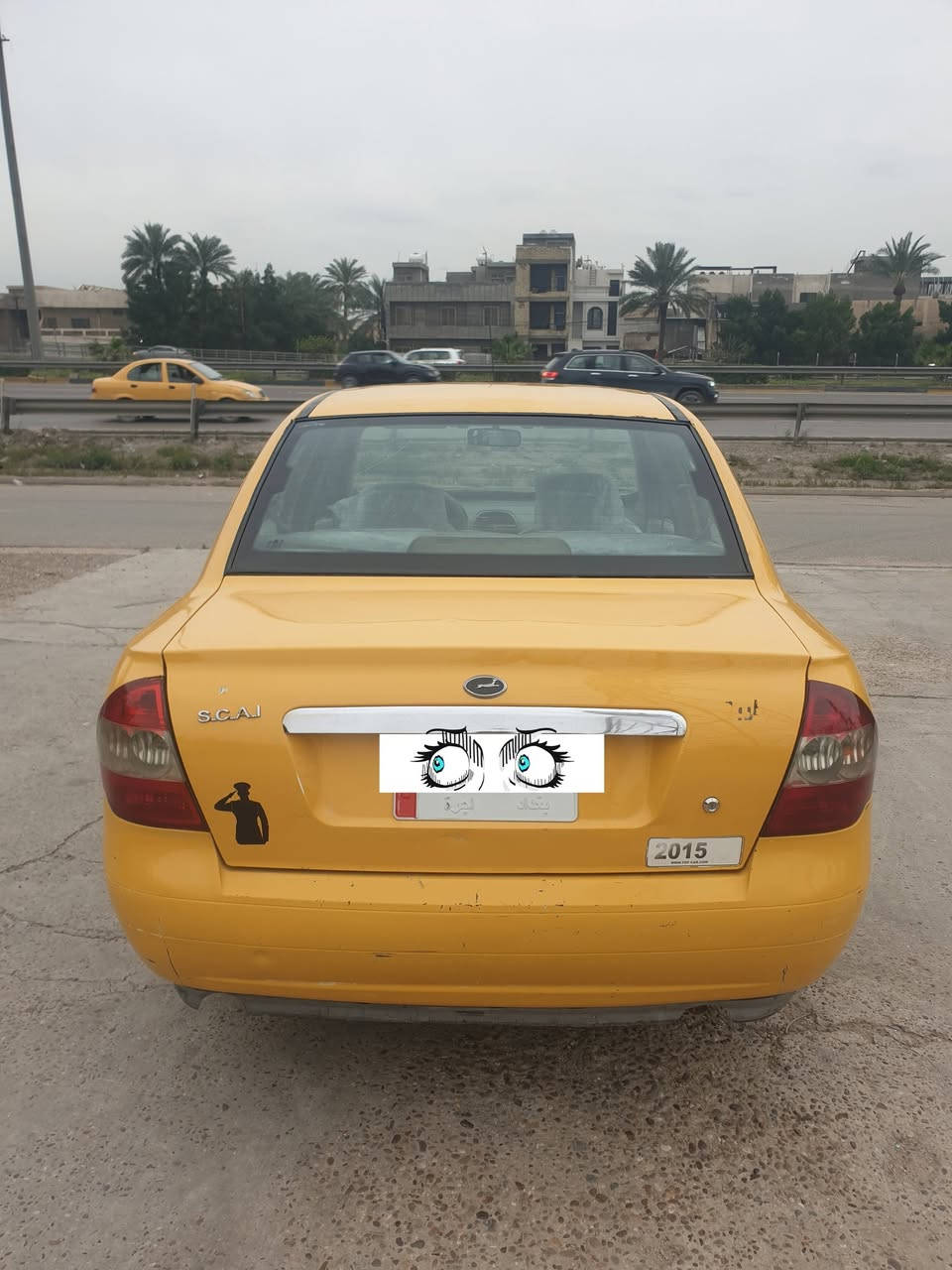 سلام عليكم 
طيبة البيع موديل ٢٠١٥ 
رقم بغداد 
سيارة جاهزة من كلشي 
تبريد شغل 
صدر جديد 
زوج تايرات امامي 
سعر ٣٤ ورقة وبية مجال 
رقم هاتف 
***********
