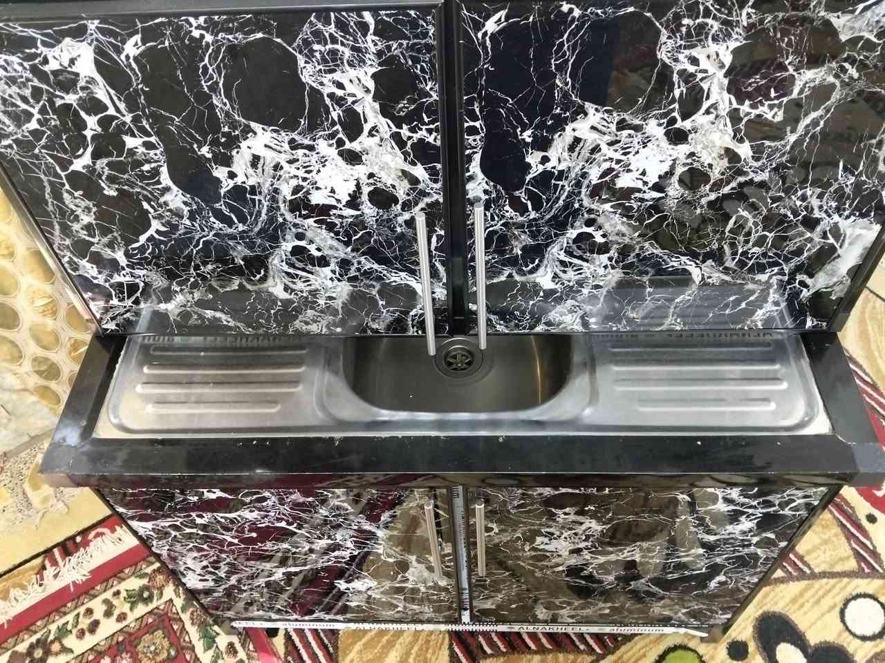 كاونتر قطعتين تفصال الامنيوم مو سوكي نضيف استخدام قليل عنوان شعب اكو توصيل ***********0 بي وتساب
