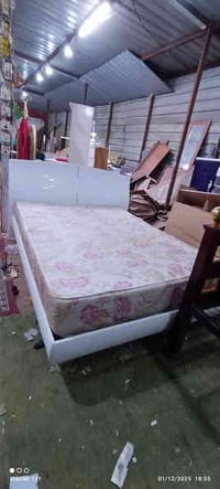 سرير نفرين تركي مع دوشك ضغط قياس متر ونص عرض في مترين طول اربع رجلين خ...