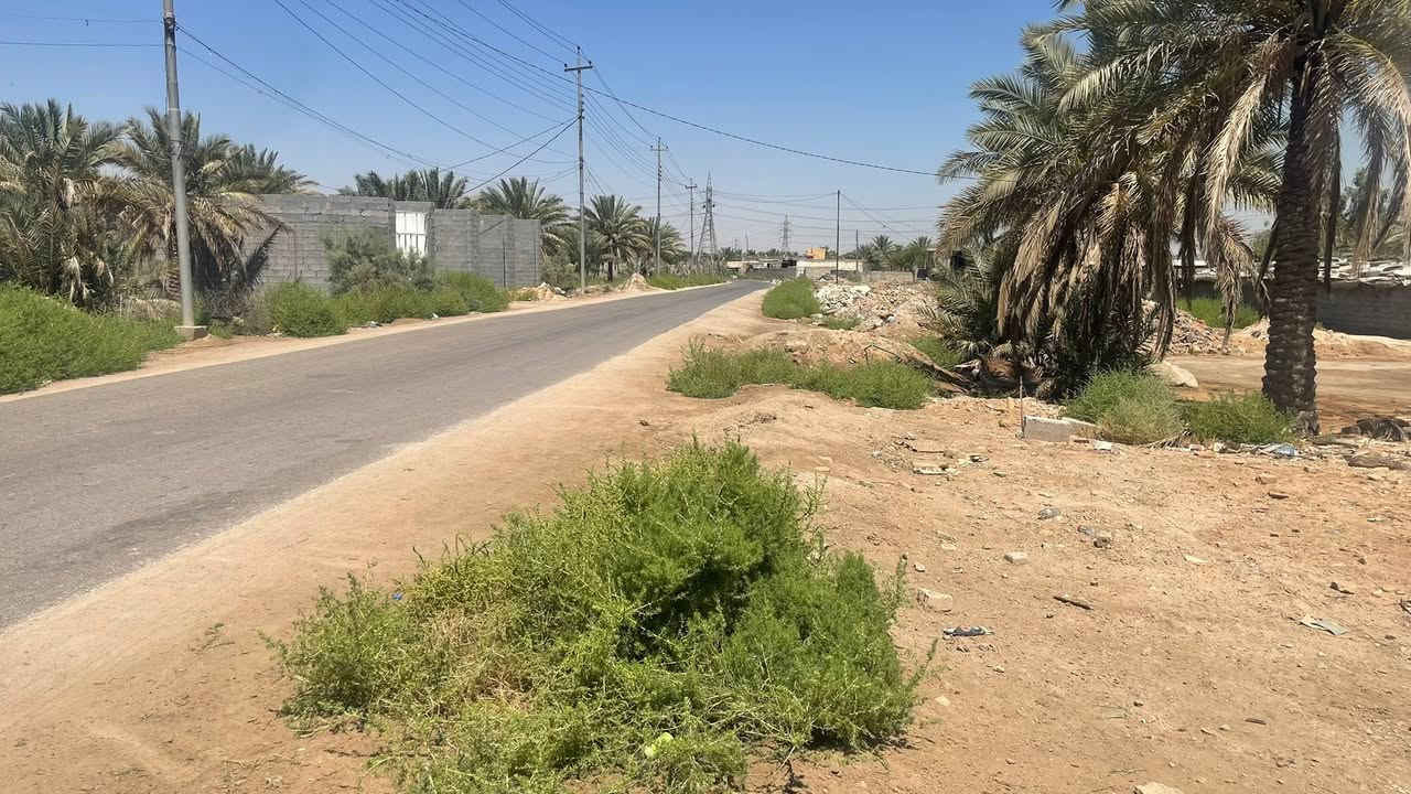 ‏للبيع  ‏‫نصف دونم    ‏عقد تحويل اسهم باسمك في كربلاء شارع ام ام البنين منطقه الزبيليه كافه الخدمات مدرسه. للمعلومات اتصال// الواجهه 16 متر /*********** /***********
