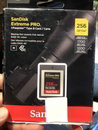 للبيع رام من شركة sandisk   XQD 256 GB سرعة القرائة ١٧٠٠ سرعة الكتابة ...