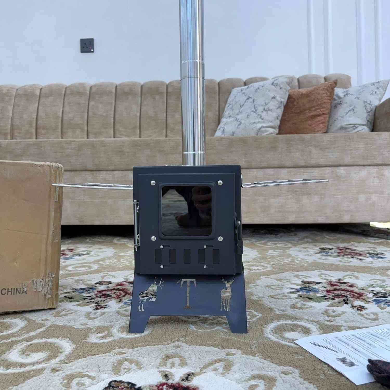 صوبه حطب حجم الكبير  تحتوي على جام حراري امامي كامل ملحقاتها مع كفوف حراريه  السعر  100 الف يوجد توصيل رقم واتساب *********** لتواصل اكثر
