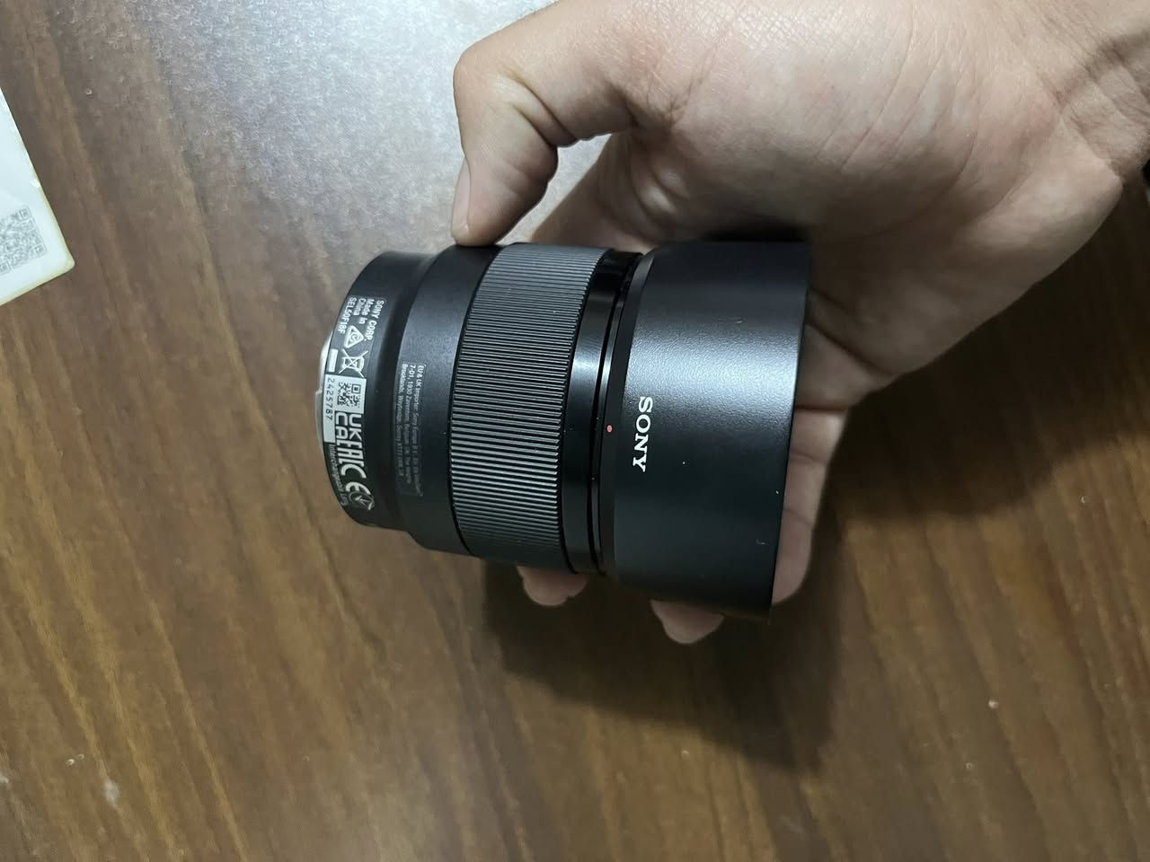 عدسة سوني 50mm 1.8F
نضيفة كلش وجانت تشتغل طبيعي فجئة بعد ماتدخل بالكامرة اعتقد بسبب الحديدة الخارجية الي الي تتشكل بالكامرة مع العلم مابيها ضرر واضح من تشوفها ماعرف شنو السبب ( ابيعها على عطلها)

خلي سعرك وبالعافية


**إذا كنت صاحب هذا الإعلان وتريد حذفه لأي سبب، رجاءا أرسل رسالة إلى الدعم الفني**
