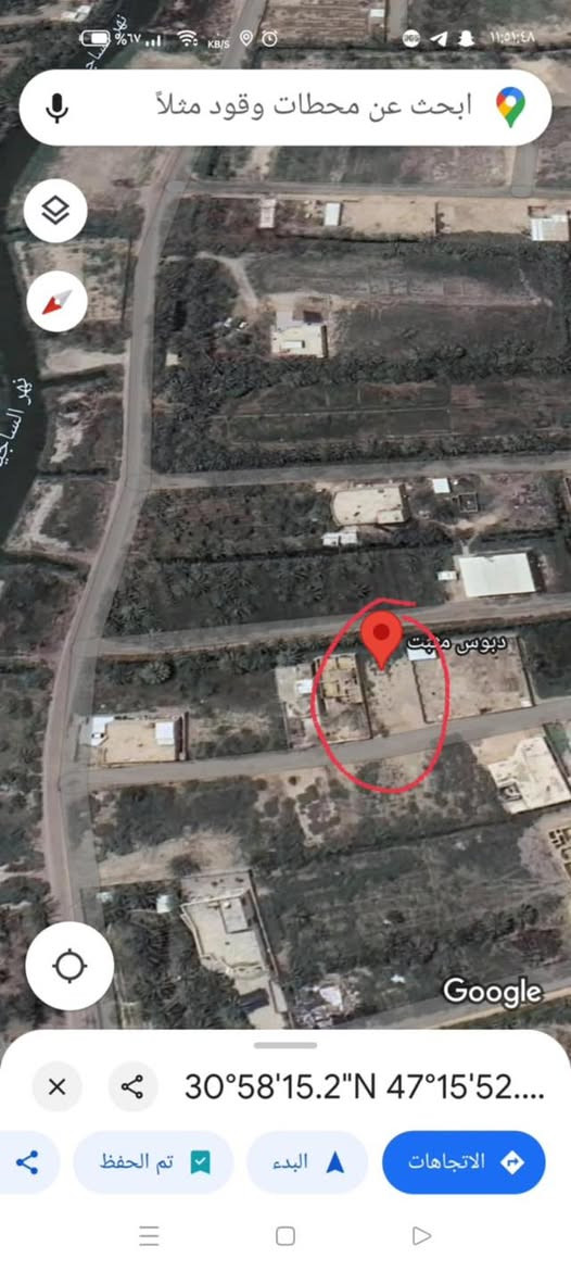 قطعة للبيع في الفتحية
منطقة الساكية
مساحتها ٤٠٠ تقريبا
طابو زراعي 
مدفونه ومطلعيلها ماي وقريب ع الشارع 
سعرها 35 مليون
للاستفسار ***********
