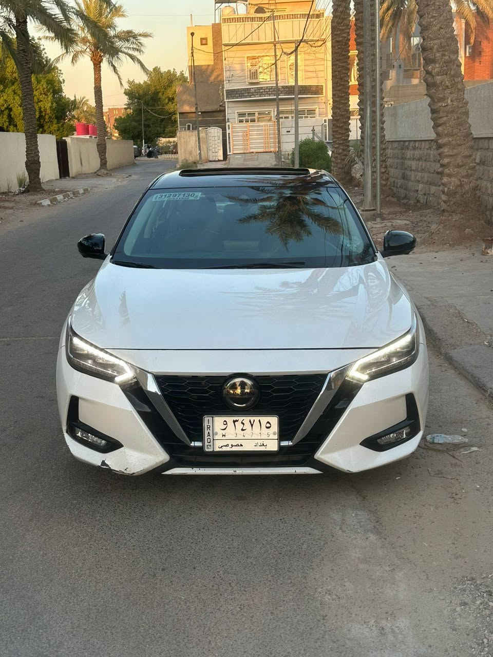 السلام عليكم ... نيسان سنترا 2021 SR بلاص توكلر رقم بغداد محرك 2000
بدون حادث صور التقرير والسونر مرفق ويه الصور 
سعرها ب 155 ورقة وبيها مجال بسيط السيارة موجودة بالمنصور الداوودي او الاسكان حي الزهور  واعتذر عن المراوس بيع فقط اي استفسار حاضر *********** ابو يمان
