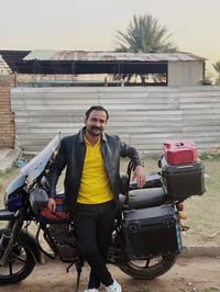 مرحبا اخوان اليريد يزود علي دراجته يدخل خاص ويدلل دروعه تحوير محركات ت...