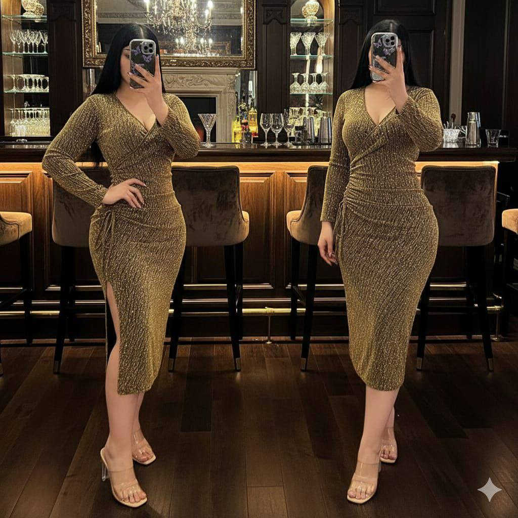 ✨ إطلالة العيد والمناسبات تبدأ من هنا ✨

فستان أنيق بتصميم راقي ولمعة ناعمة يخطف الأنظار 🤍
فستان أنثوي مرتب مع فتحة جانبية تعطيك إطلالة فخمة ومميزة في العيد 

قماش سلفر ستريتش بلمعة مرشوش ستراس 🤍

القياسات : فري سايز يلبس من وزن 50 ألى وزن 85 كيلو قماش مطاط


**إذا كنت صاحب هذا الإعلان وتريد حذفه لأي سبب، رجاءا أرسل رسالة إلى الدعم الفني**