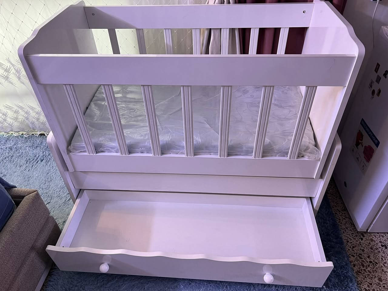 سرير و كاروك هزاز اطفال تركي للبيع 
مستخدم قليل جداً نظيف مع الدوشك
اخذتهه ب90  الف من غير دوشك والدوشك نظيف كلش بعده بجيسهه
اريده ب60 الف مع الدوشك 
مكاني بغداد الشعلة حي الجوادين 
للاستفسار موجود خاص او الاتصال 
***********
