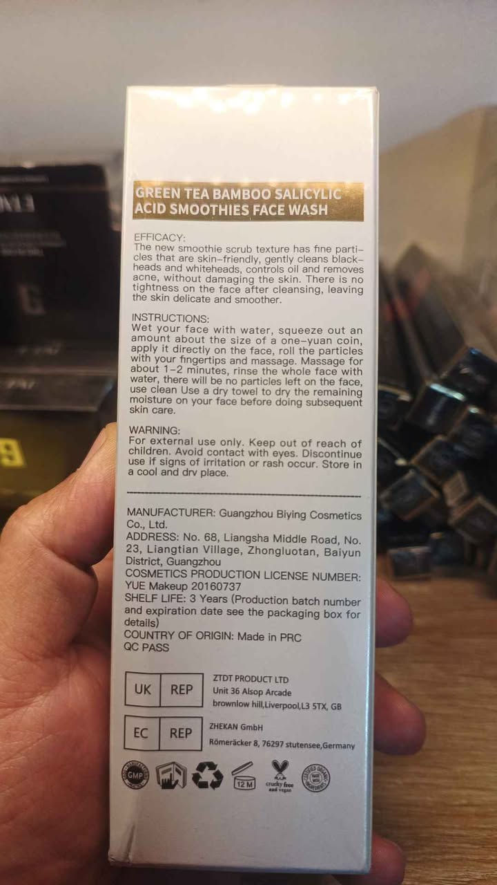 غسول وجه بخلاصة البامبو و الشاي الاخضر يحتوي حمض الساليسيليك ٢٪ مناسب للاستخدام اليومي بغداد, العراق


**إذا كنت صاحب هذا الإعلان وتريد حذفه لأي سبب، رجاءا أرسل رسالة إلى الدعم الفني**