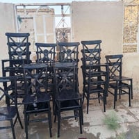 كراسي عدد ٢٩طبلات طعام خشب ٩ تواصل ٠٧٨١٩٢٣٠٥١٧