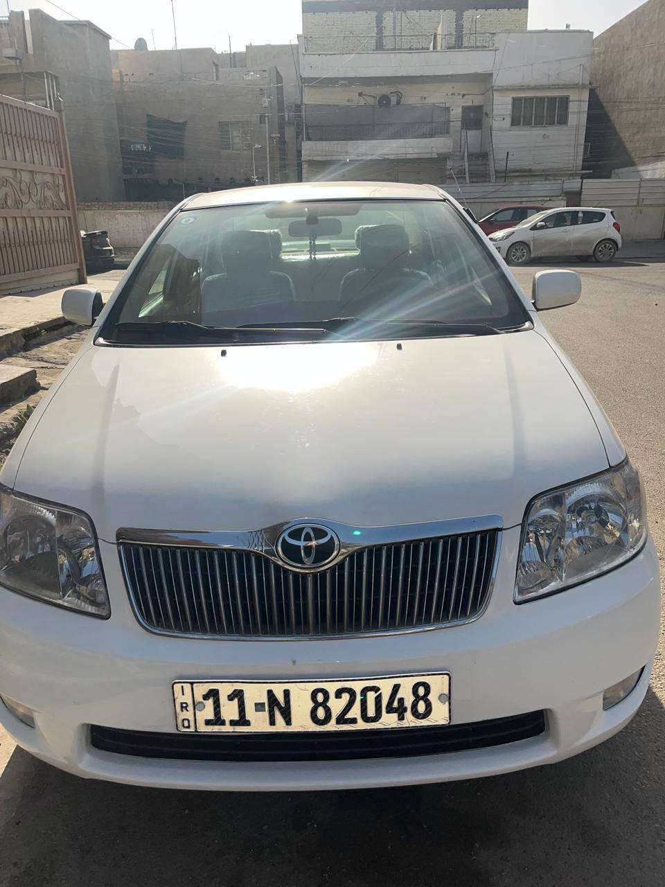 كورلا بيكاتشو 2006
خليجي 
مكفوله من الضربه والصبغ فقط دعاميتين صبغ 
اكو بارد ب3اماكن خفيفه 
سياره جاهزه من كل النواحي 
تبريد تدفئة شغال 
حداديه جاهزه 
كهربائيات كامله 
مابيه اي نقص السياره 
مكينه 1800
ماشيه 277
العنوان بغداد شارع فلسطين 
الرقم ***********
السعر 112 وبيه مجال بسيط
