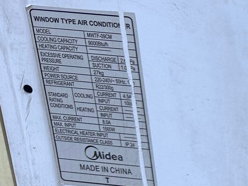 مكيف midea شبه جديد جاهز من كلشي  سعر 150  مكاني سيديه  هـ ***********
