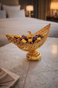 سلة حلويات • ذهبي • طلاء ثابت